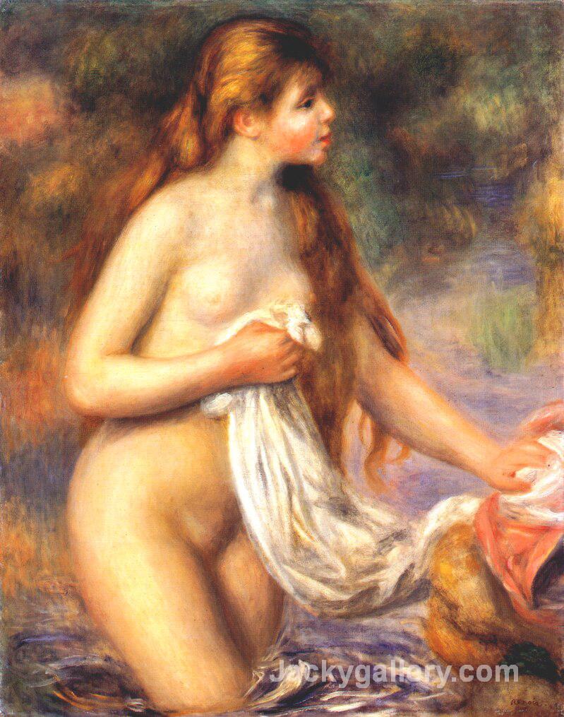 Bather by Renoir by Pierre Auguste Renoir paintings reproduction
